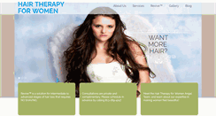 Desktop Screenshot of hairtherapyforwomen.com